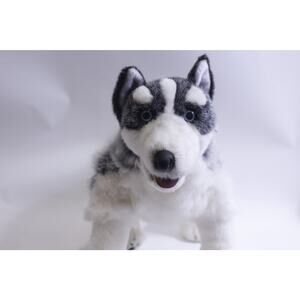 My Twin Pets, Husky dog, Plush toy, Lifelike, Soft and cuddly, Realistic